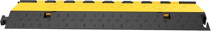 VEVOR 4 Pack Rubber Cable Protector Ramp 2 Channel Heavy Duty 66, 000LB Load - Image 11