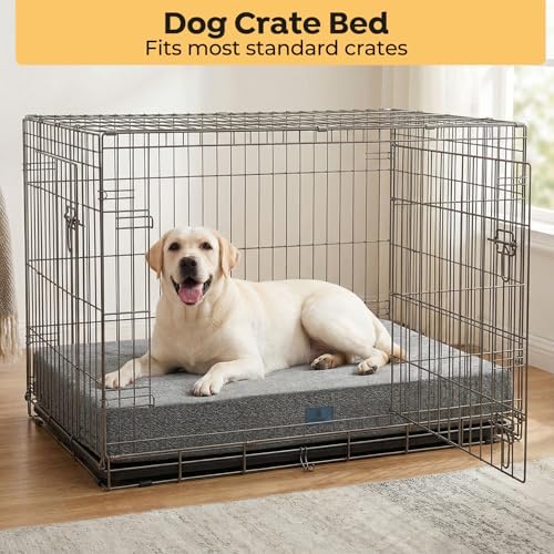 Veehoo Chew Proof Dog Bed for Crate, Indestructible Dog Crate Bed Small - Image 3