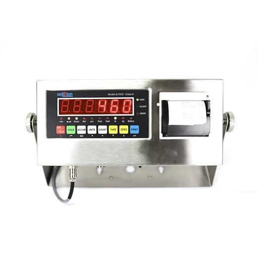 SellEton SL-800-4x4-5-SS-P NTEP Industrial Floor Scale 4' x 4' | 5, 000 lbs x 1 - Image 6