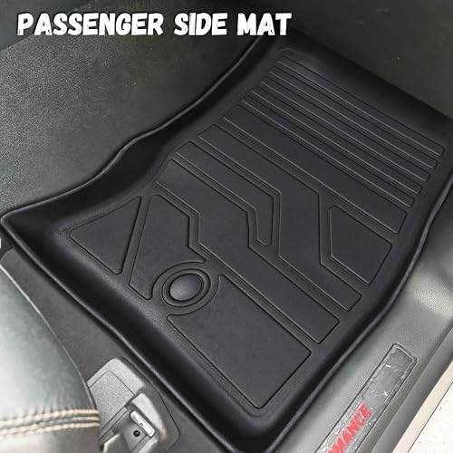 Floor Mats for Ford Explorer 2020-2024 2025 2026 6-Seat (2nd Row Captain Seat), Custom Fit TPE All Weather Floor Liners, 1st & 2nd Row & Cargo Mat & Backrest Mat Explorer Accessories - Image 3