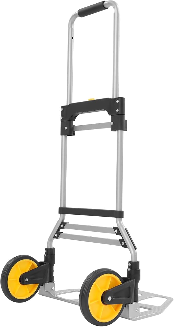 Folding Stair Climbing Cart Trolley 309 Lbs Capacity, Heavy Duty Aluminum Hand - Image 2
