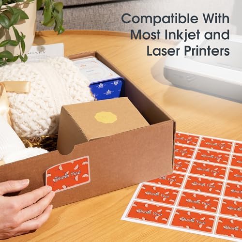 1" X 0.375" Matte White Printable Barcode Labels - Image 6