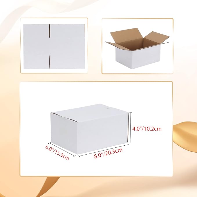 Calenzana 8x6x4 Shipping Boxes Set of 40 - Image 2