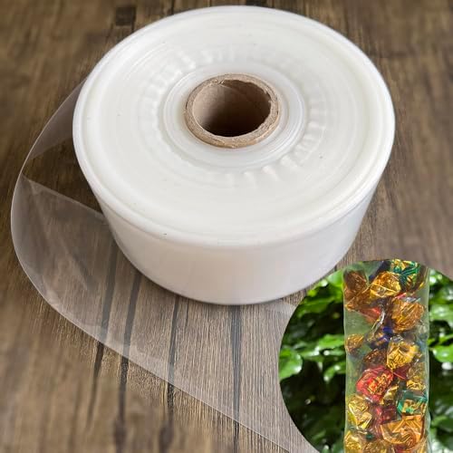 Poly Tubing Roll 2mil 2.4 inches×550 Feet,4/5/8/10cm Available,Food Grade LDPE Resin for Custom Length Packaging by CarbonFiberManufacturer