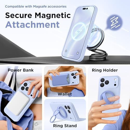 GolbinBox Magnetic for iPhone 18 Pro Max Case/17 Pro Max Case, Cyan Purple - Image 4