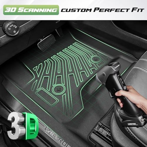 Cartist Floor Mats for 2015-2020 Chevy Tahoe & GMC Yukon Denali | SLE | SLT (7 Seats, Not for Yukon XL), All Weather Cargo Liner for Tahoe Accessories, Heavy Duty TPE Car Mats, Car Accessories - Image 2