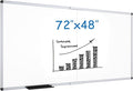 VIZ-PRO Magnetic Dry Erase Board, 72 X 48 Inches, Foldable Wall-Mounted by VIZ-PRO