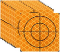 PATIKIL Survey Reflector Target Self-Adhesive Reflective Sheet Target Mark Tape, Suit for Ship Inspection by PATIKIL