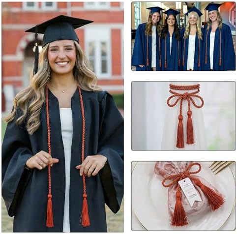 GraduationMall Graduation Honor Cord 68" Dark Orange - Image 5