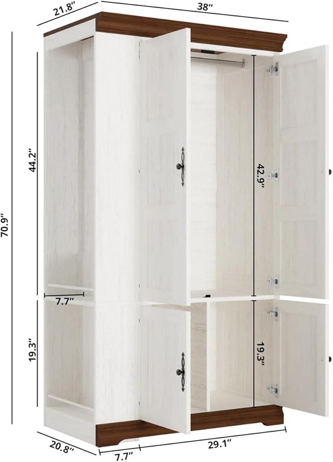 IRONCK Armoire Wardrobe Closet - Image 2