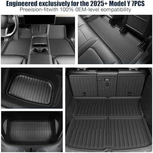Floor Mats for 2025 2026 Tesla Model Y Juniper Accessories - Image 3