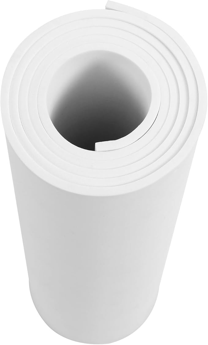 AMZQNART 2Pcs EVA Foam 5mm, Cosplay Foam Roll 16 x 59in White, Suitable - Image 4