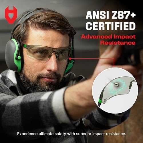 NoCry Tinted Safety Glasses for Men and Women with Anti-Fog and Scratch Resistant Wrap-Around Lenses — Adjustable Temples and Nose Pads — 100% UV Resistant, ANSI Z87.1 Certified Protective Eyewear - Image 5