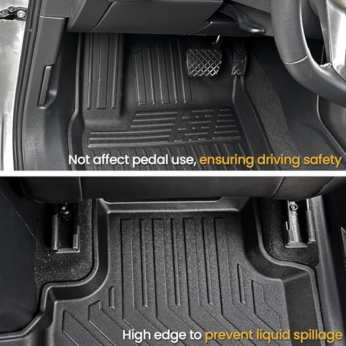 Floor Mats for Volkswagen VW Atlas 2018-2026 7 Seats w/Cargo Mat - Image 3