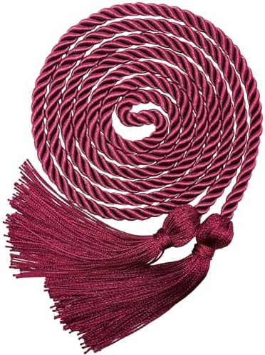 Graduation Cords Maroon Cords for Graduation 2026 Graduation Honor Cords (Maroon) by Pseutio