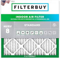 Filterbuy 11.25x11.25x1 Air Filter MERV 8 Dust & Allergy Defense (1-Pack) by Filterbuy