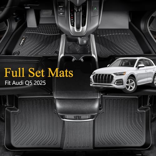 Floor Mats & Cargo Liner Backrest Mat for Audi Q5 / SQ5 2025 2026 - Image 2