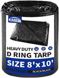 TARPAL Tarp 8x10 Feet Tarps Heavy Duty Waterproof 14mil D-Ring Tarp by TARPAL