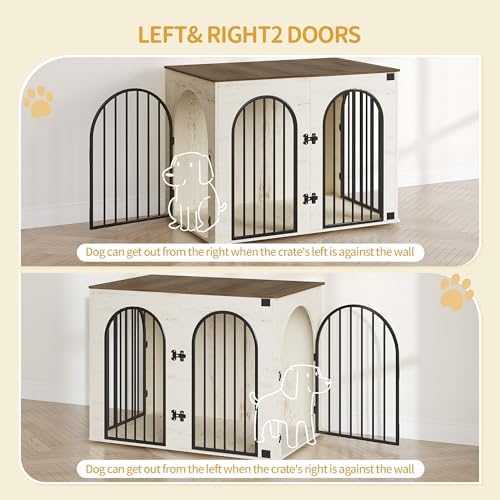 Hzuaneri 44.1'' Dog Crate Furniture,Dog Kennel Indoor for Medium/Large Dogs - Image 6
