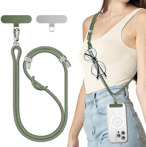 SURPHY Phone Lanyard Crossbody, Phone Strap Crossbody with 2 Tether Tabs by SURPHY