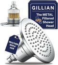 HammerHead Metal Filtered Shower Head High Pressure Removes Chlorine by HammerHeadShowers