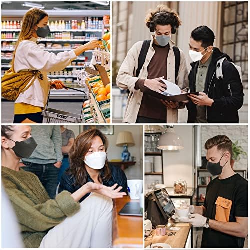Borje KN95 Face Masks, 100 Pcs Disposable Face Masks, Pink Mask Against PM2.5 from Fire Smoke & Dust Filter Efficiency 95% - Image 6