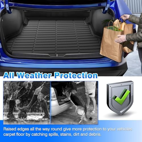 Cartist Cargo Mat Compatible with Kia K4 2025 2026 Accessories Trunk Mat TPE All Weather Anti-Slip Odorless Cargo Liner for K4 Accessories - Image 7