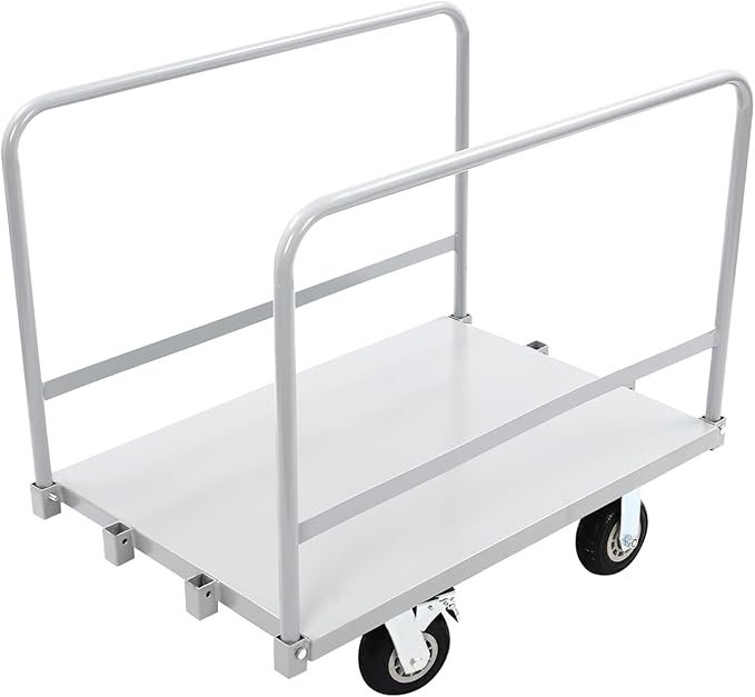 36"x24" Heavy Duty Platform Truck Cart, 2000lbs Capacity Steel Flatbed Cart - Image 5