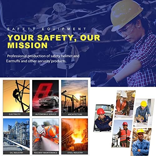 Customized Safety Hard Hat Construction Work Safety Helmet Adjustable Ratchet Suspension Full Brim with Abs Shell Construction hat - Image 6