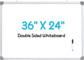 MaxGear Dry Erase Board for Wall, Double-Sided Large Whiteboard, Hanging for by MaxGear