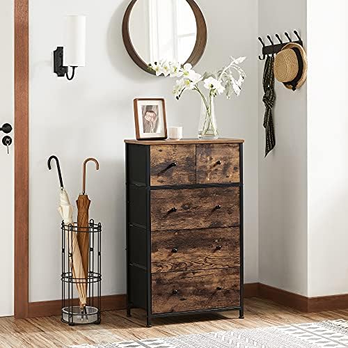 SONGMICS Chest of Drawers, 5-Drawer Storage Organizer Unit - Image 4