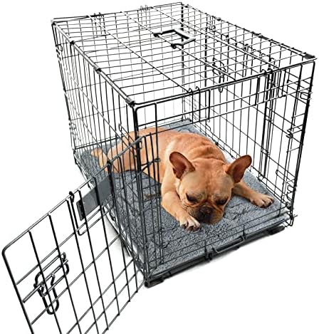 Dog Bed Crate Mat(24" X 18") 2 Pack, Soft Plush Dog Bed Pad - Image 6