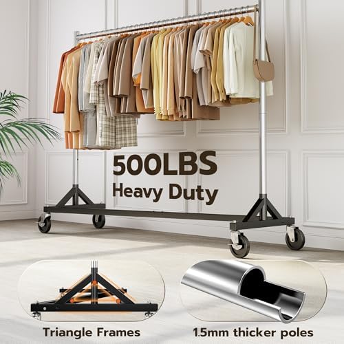 HOKEEPER Z Rack for Clothes Heavy Duty Clothing Rack Hold 500 LBS - Image 2