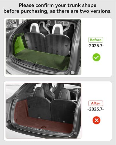3W Cargo Liner Fit for Tesla Model X 6 Seats 2022-2025(Not for 2026) - Image 4