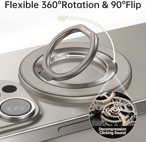 SYNCWIRE for MagSafe Phone Grip, Magnetic Phone Ring Holder Stand Kickstand - Image 2