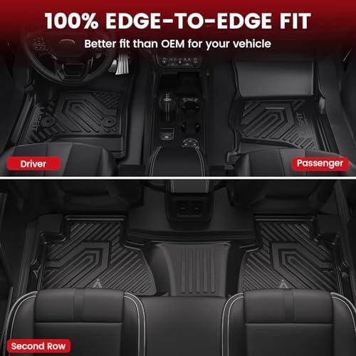 LASFIT Floor Mats & Cargo Liner for Chevy Tahoe/GMC Yukon 2015-2020 - Image 4