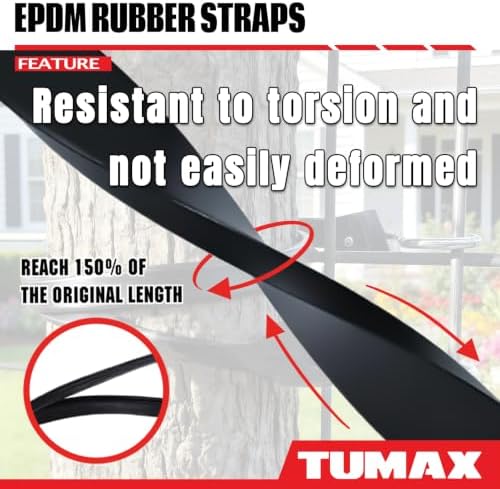 30PCS EPDM Bungee Cords S Hooks 15in Heavy Duty Tarp Straps - Image 4