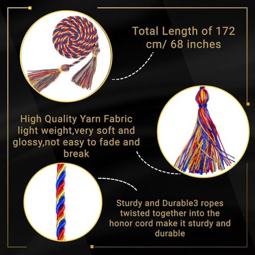 Graduation Honor Cords for Graduation 2026,National Honors Society Cords - Image 2