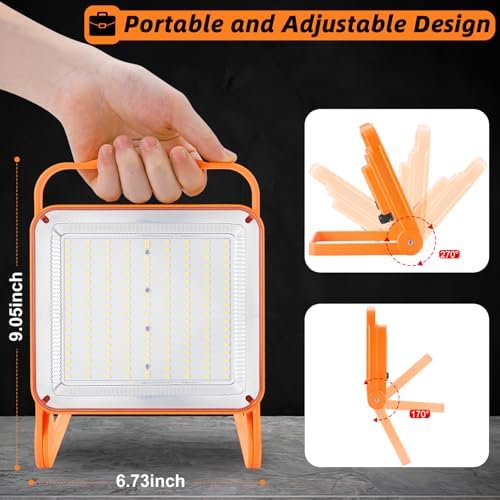 No Burn Risk 50W LED Work Light 2-Pack,8,000LM 5000K Daylight - Image 6