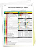 Vehicle Inspection Report Forms 2-Part Carbonless 8.5" x 11" - Pack of 500 by Unknown