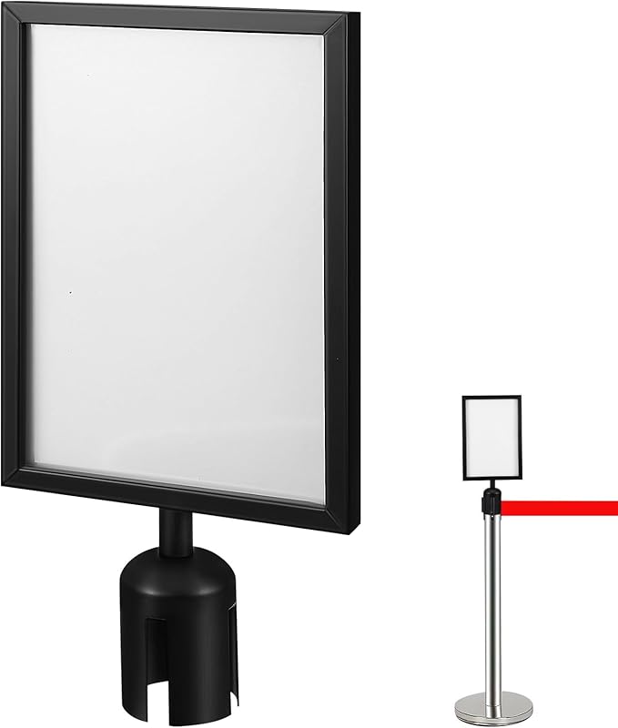 VICASKY Stanchion Sign Holder Queue Barrier Crowd Control Barriers Retractable by VICASKY
