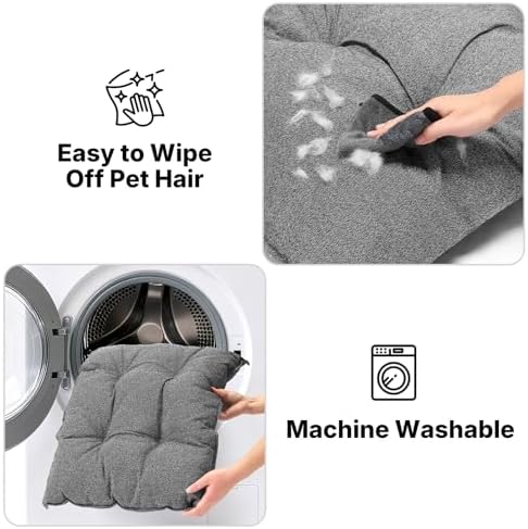 Veehoo Indestructible Dog Bed for Crate, Chew Proof Dog Crate Pad, 35"x22" - Image 7