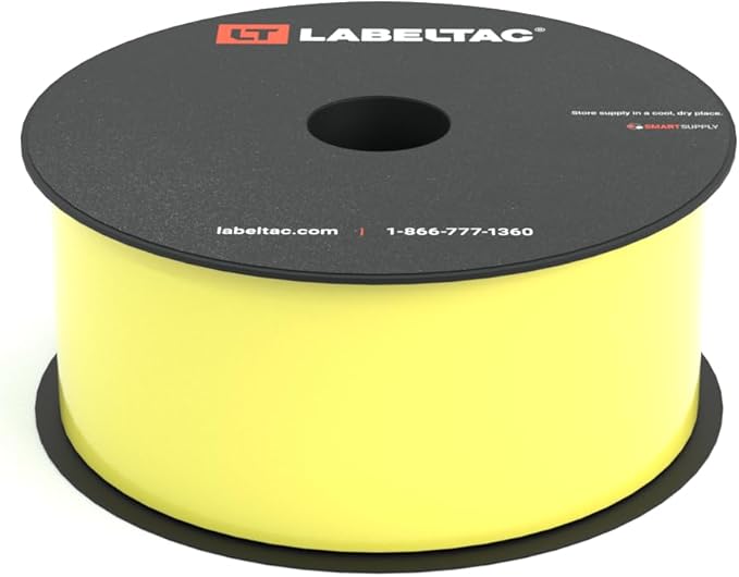 LT4/LT4P/LTPX Label Supply 1.5" x 150' Hi-Vis Yellow by LabelTac