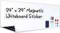 HAMIGAR Magnetic Whiteboard Contact Paper 24" x 39" Dry Erase White Board by HAMIGAR