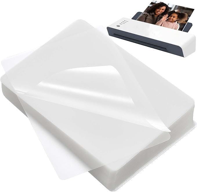 1000 PackThermal Laminating Pouches, 9 x 11.5 Inches, 3 Mil Thick Clear by COOPATY
