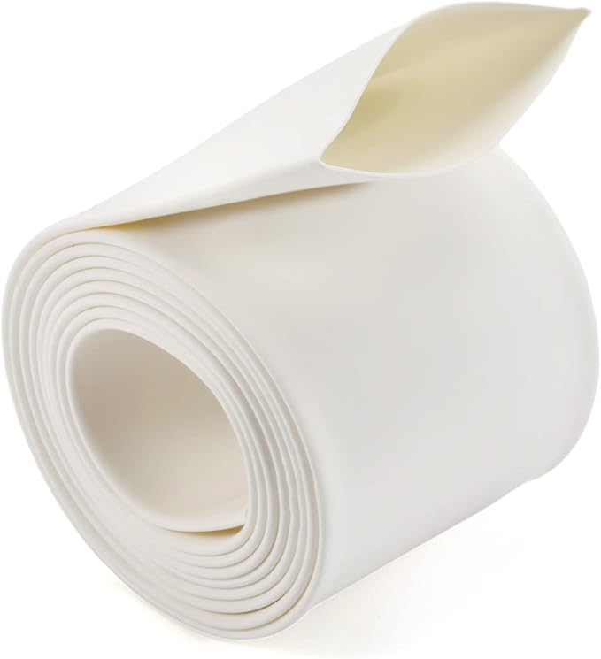 Chanzon 2:1 Ratio 25/32" Heat Shrink Tubing 3.3Ft Roll White Polyolefin by Chanzon