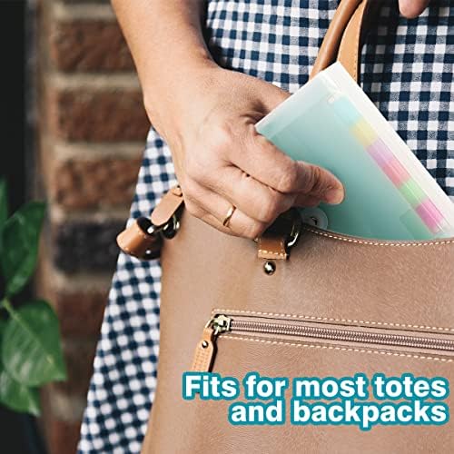 H4D Coupon Receipt Holder, 13 Pocket Accordion File Folder, 7 x 4.5, Color - Image 6
