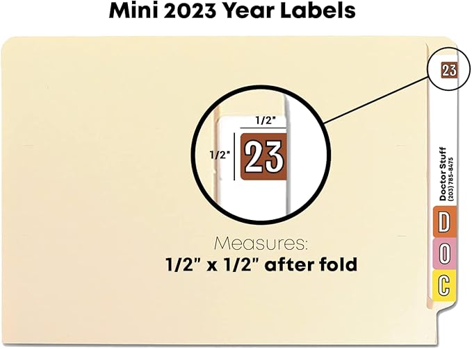 2023 MINI Year Stickers, Doctor Stuff 2023 Chart Stickers, Colwell Jewel Tone - Image 4