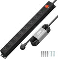 KF 8 Outlet Heavy Duty Power Strip Surge Protector, 2100J Surge Protection by KF