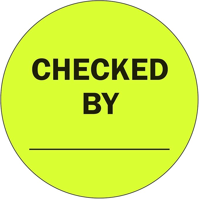 NextDayLabels - Neon Lime Color, Round Labels/Great to use by NextDayLabels